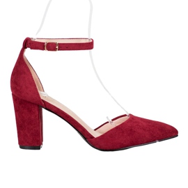 Elegante VINCEZA pumper rød flerfarvet