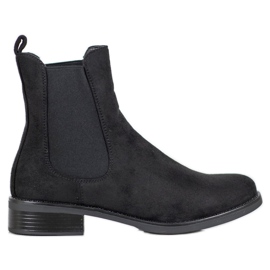 SDS Suede Chelsea støvler sort