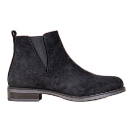 Ideal Shoes Slip-on støvler sort
