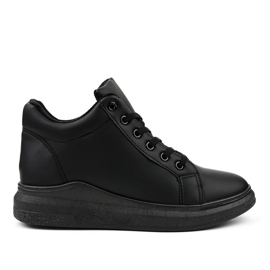 Sort isolerede sneakers TL133-1