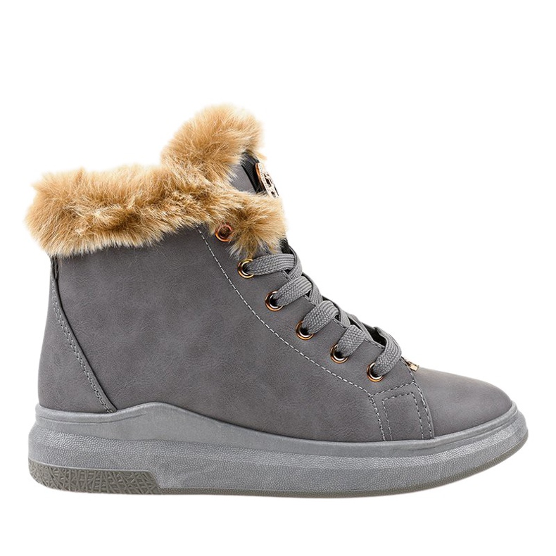 Varmegrå sneakers TL135-3