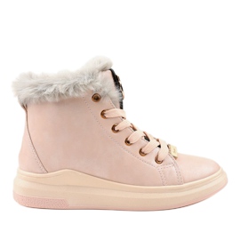 Varmrosa sneakers TL135-3 lyserød