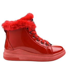 Lakerede varme røde sneakers TL135-10