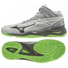 Mizuno Wave Mirage 2.1 Mid M X1GA187037 sko grå skygger af grå