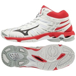 Sko Mizuno Wave Voltage Mid M V1GA196508 hvid hvid