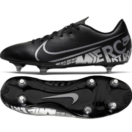 Nike Mercurial Vapor 13 Club Sg M CJ6181-001 fodboldsko sort sort