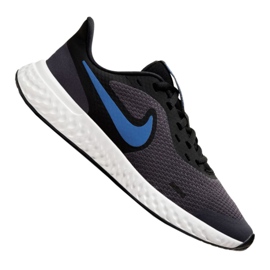 Nike Revolution 5 Gs Jr BQ5671-009 sko sort flerfarvet