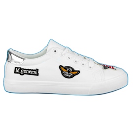 Seastar Army Sneakers Med Patches hvid
