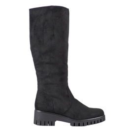 Filippo Platform støvler sort