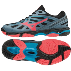 Mizuno Wave Hurricane 3 W V1GC174065 sko grå grå