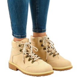 Beige vandrestøvler uden isolering XDS1702