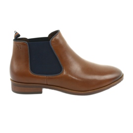 Brune Jodhpur støvler Caprice 25327 marine blå