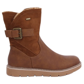 Isolerede støvler kamel BM-9063 Camel brun