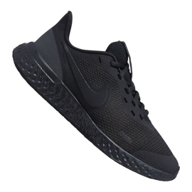 Nike Revolution 5 Gs Jr BQ5671-001 sko sort