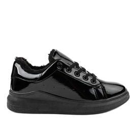 Sort isolerede sneakers TL140-1