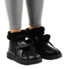 Sort isolerede sneakers med 428-6 lynlås