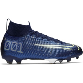 Nike Mercurial Superfly 7 Elite Mds Fg Jr BQ5420 401 fodboldsko blå blå