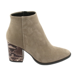 Kaniowski 3543 damestøvler beige