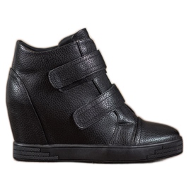 Sergio Leone Eco læder sneakers sort