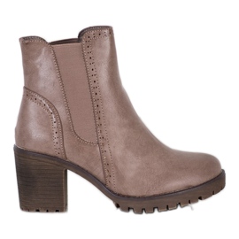 J. Star Slip-on støvler på platformen brun