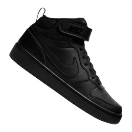 Nike Jr Court Borough Mid 2 (GS) Jr CD7782-001 sko sort