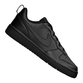 Nike Jr Court Borough Low 2 (GS) Jr BQ5448-001 sko sort