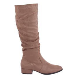 Beige støvler til kvinder 3005 Khaki