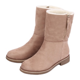 Damestøvler ruskind beige S118 Sand