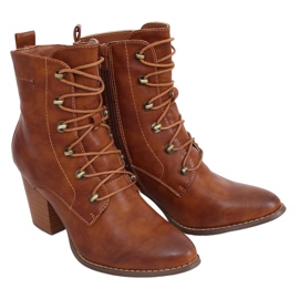 Snørestøvler camel 3698 Camel brun