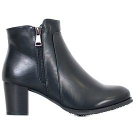 J. Star Støvler med lynlås sort