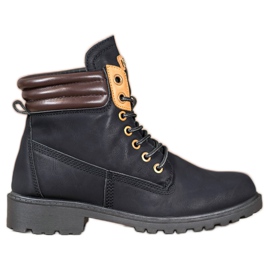 SHELOVET Stilfulde Trappers sort