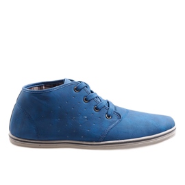 Moderigtige høje sneakers TL354-6 Marineblå marine blå