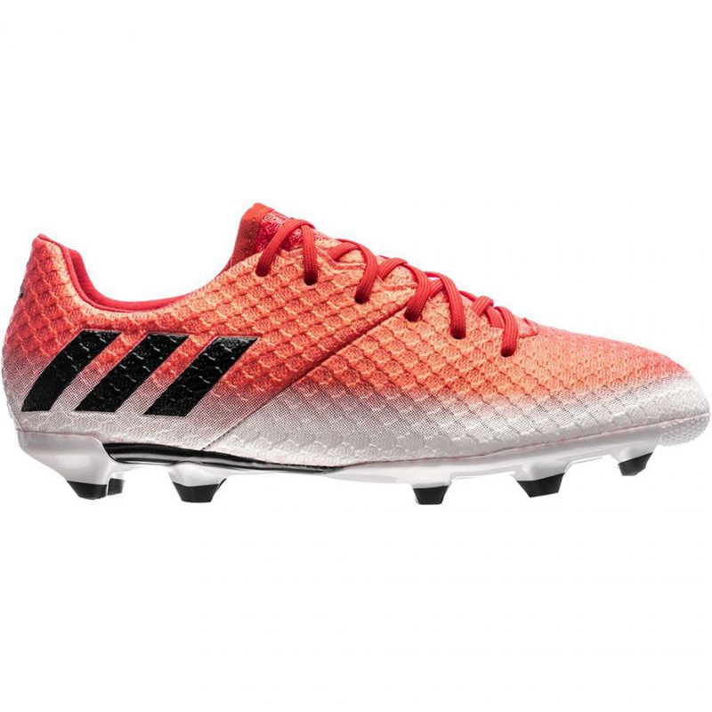 Adidas Messi Fg BA9142 fodboldstøvler flerfarvet appelsiner og røde - KeeShoes