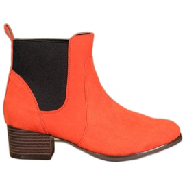 Kylie Klassiske Chelsea støvler orange