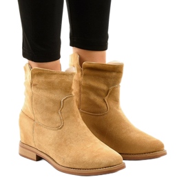 NC981 beige cowboystøvler
