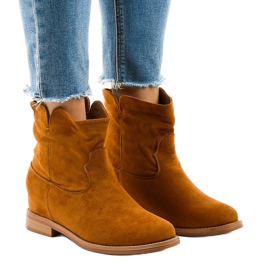 NC981 brune cowboystøvler