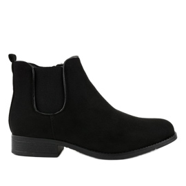 Sorte ML34 flade Jodhpur støvler