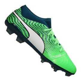 Fodboldstøvler Puma One 18.2 Fg M 104533-04 grøn grøn