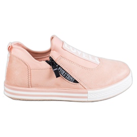 SHELOVET Fashion Slip-On sneakers lyserød