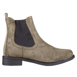 Ideal Shoes Casual Chelsea støvler grøn