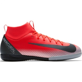 Nike Mercurial Superfly X 6 Academy Gs CR7 Ic Jr AJ3110 600 fodboldsko flerfarvet rød