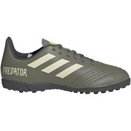 Adidas Predator 19.4 Tf Jr EF8222 fodboldstøvler flerfarvet grøn