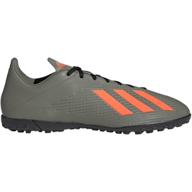 M adidas X 19.4 Tf EF8370 fodboldstøvler grøn grå