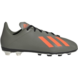 Adidas X 19.4 FxG Jr EF8377 fodboldstøvler flerfarvet grå