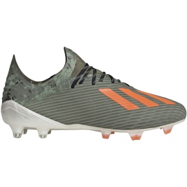 Adidas X 19.1 M Fg EF8296 fodboldstøvler grøn grøn
