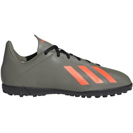 Adidas X 19.4 Jr Tf EF8378 fodboldstøvler grøn grøn