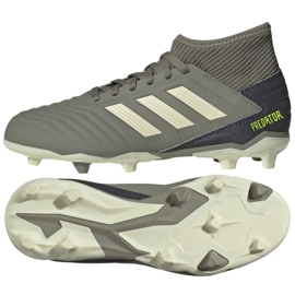 Adidas Predator 19.3 Fg Jr EF8215 fodboldstøvler grå