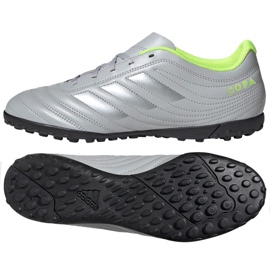 Adidas Copa 20.4 Tf M EF8356 fodboldstøvler grå sølv
