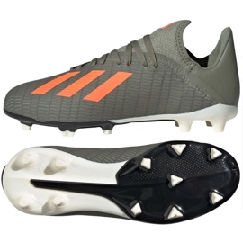 Adidas X 19.3 Fg Jr EF8374 fodboldstøvler grå grå