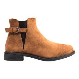 Ideal Shoes Ruskind støvletter brun